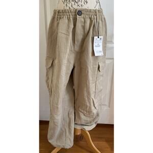 Zara Cargo Pants in Beige Size M-L